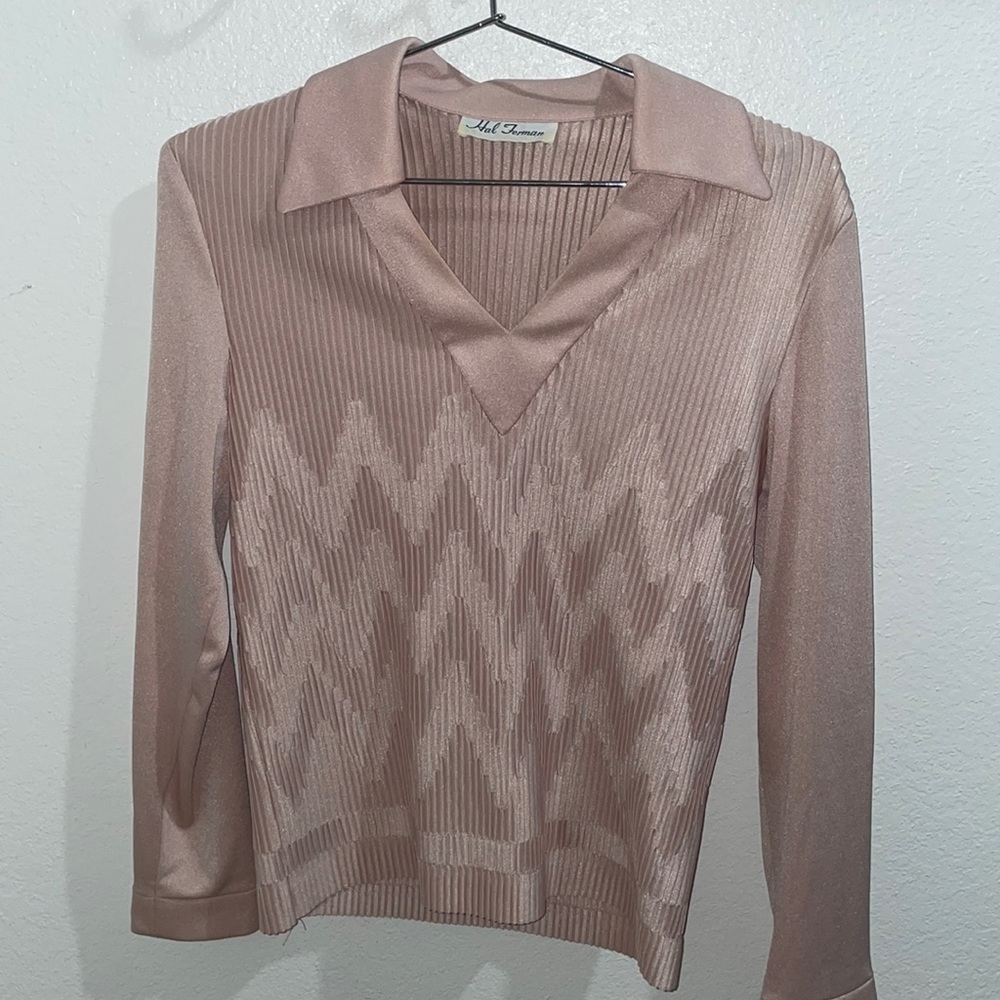 Hal Ferman Vintage Pink Blouse